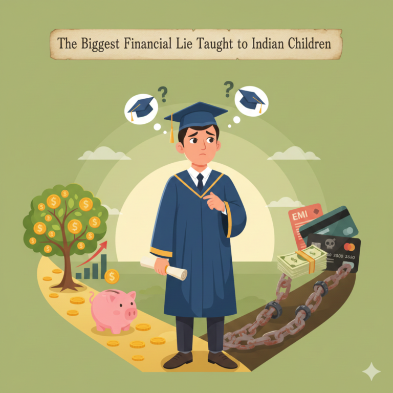 The Biggest Financial Lie Taught to Indian Children